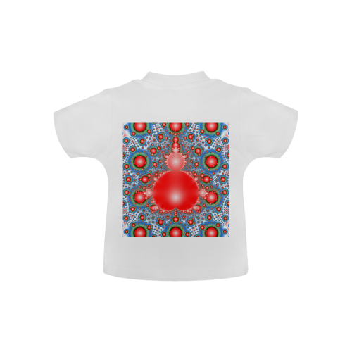 Polka dot - Dot Fractal - funny dots Baby Classic T-Shirt (Model T30)