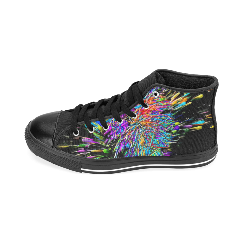 Color Big Bang by Artdream Men’s Classic High Top Canvas Shoes /Large Size (Model 017)