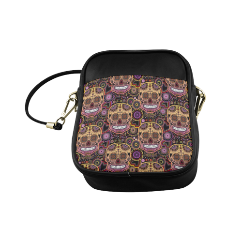 candy sugar skull Sling Bag (Model 1627)