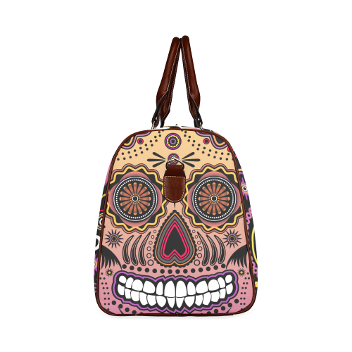 candy sugar skull Waterproof Travel Bag/Small (Model 1639)