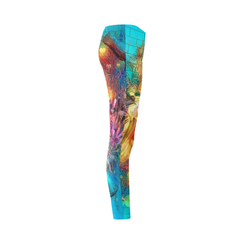 Under Water by Nico Bielow Cassandra Women's Leggings (Model L01)