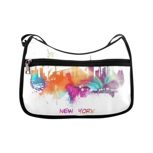 New York City skyline 8 Crossbody Bags (Model 1616)