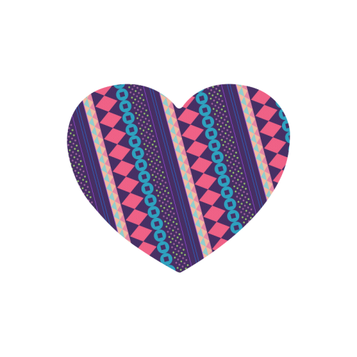 Purple and Pink Retro Geometric Pattern