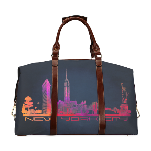 New York City skyline 4 Classic Travel Bag (Model 1643)