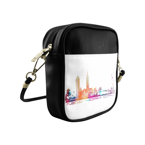 New York City skyline 5 Sling Bag (Model 1627)