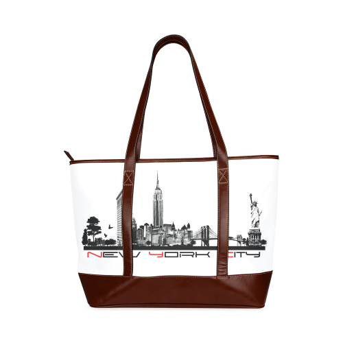 New York City skyline 6 Tote Handbag (Model 1642)