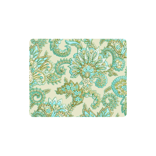 Paisley Beautiful Vintage Aqua Gold