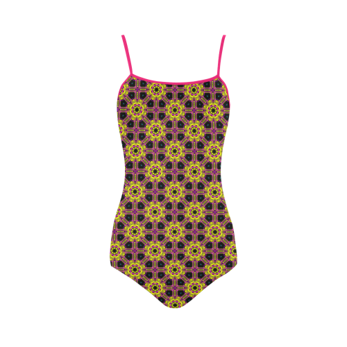 Connected Shapes Strap Swimsuit ( Model S05)