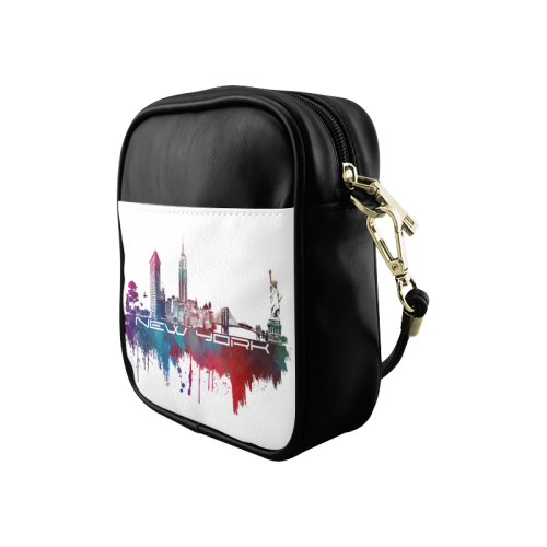 New York City skyline 2 Sling Bag (Model 1627)