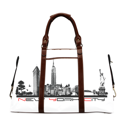 New York City skyline 6 Classic Travel Bag (Model 1643)
