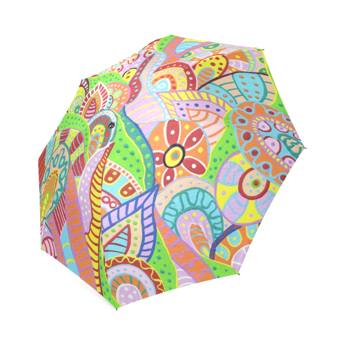 Flower Garden 4 Foldable Umbrella (Model U01)