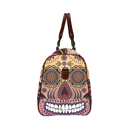 candy sugar skull Waterproof Travel Bag/Small (Model 1639)