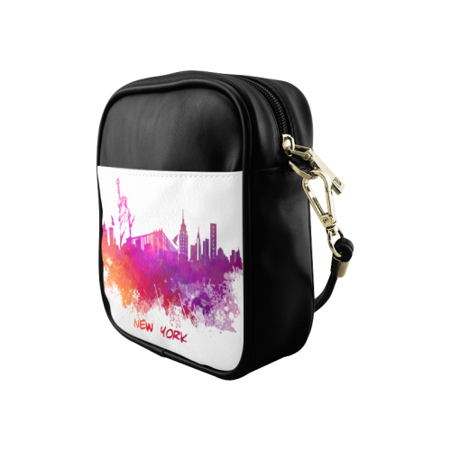 New York City skyline 7 Sling Bag (Model 1627)