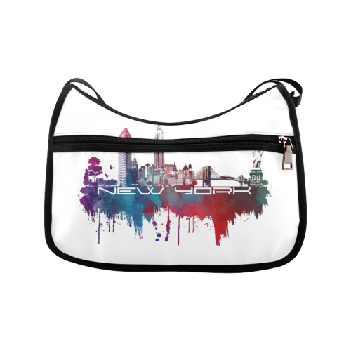 New York City skyline 2 Crossbody Bags (Model 1616)