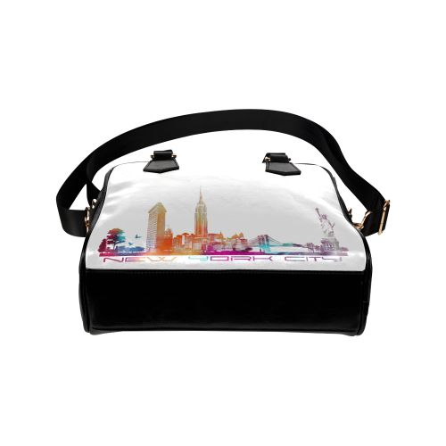 New York City skyline 5 Shoulder Handbag (Model 1634)