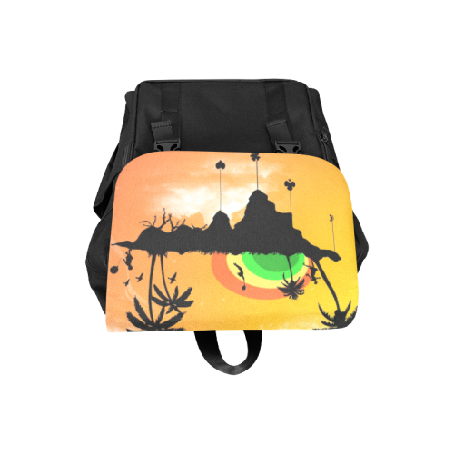 Reggae island Casual Shoulders Backpack (Model 1623)