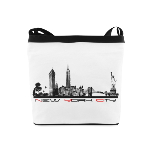 New York City skyline 6 Crossbody Bags (Model 1613)