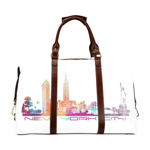 New York City skyline 5 Classic Travel Bag (Model 1643)