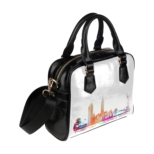 New York City skyline 5 Shoulder Handbag (Model 1634)