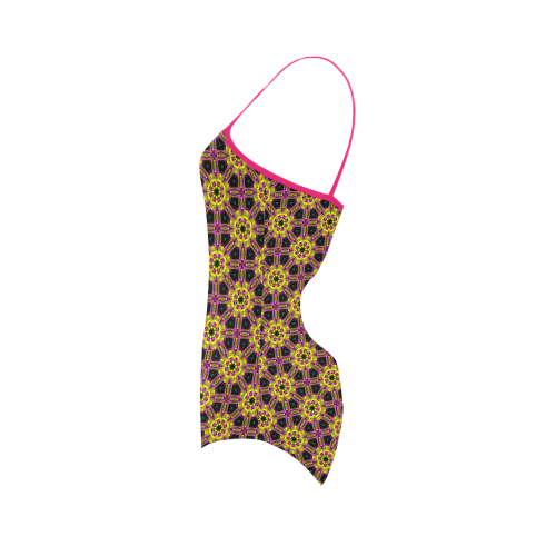 Connected Shapes Strap Swimsuit ( Model S05)