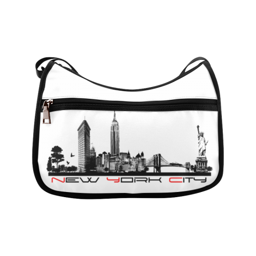New York City skyline 6 Crossbody Bags (Model 1616)