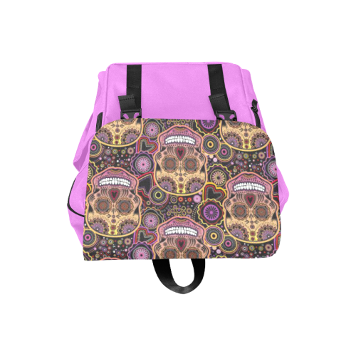 candy sugar skull Casual Shoulders Backpack (Model 1623)