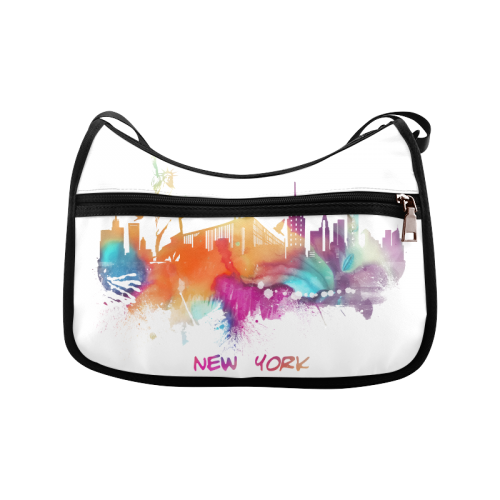 New York City skyline 8 Crossbody Bags (Model 1616)