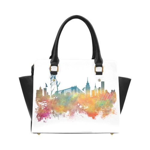 New York City skyline 3 Classic Shoulder Handbag (Model 1653)