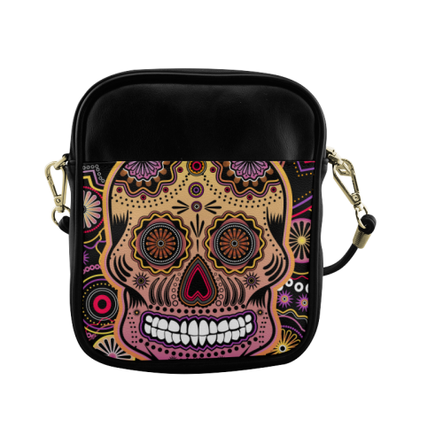 candy sugar skull Sling Bag (Model 1627)