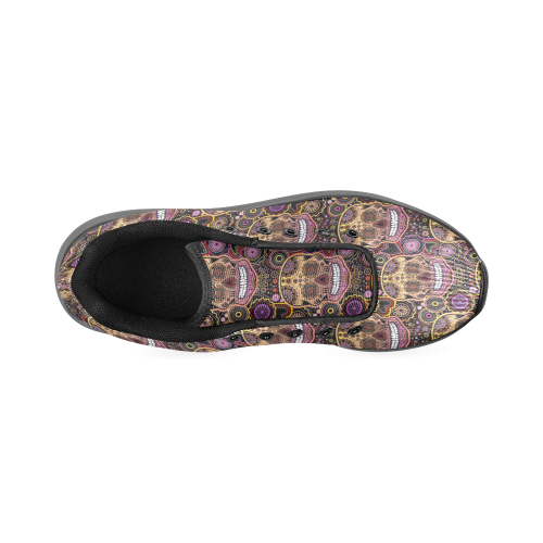 candy sugar skull Women’s Running Shoes (Model 020)