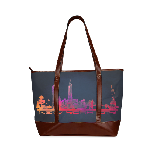 New York City skyline 4 Tote Handbag (Model 1642)