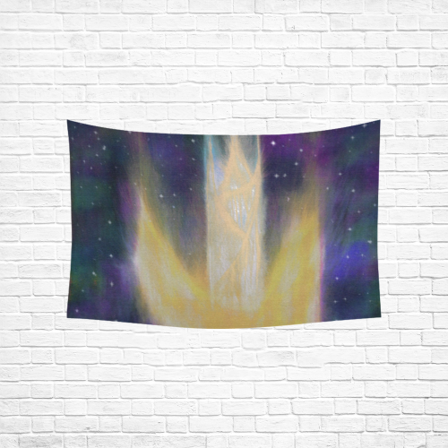 The Last Stand. Cotton Linen Wall Tapestry 60"x 40"