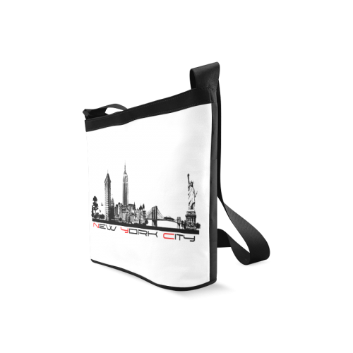 New York City skyline 6 Crossbody Bags (Model 1613)