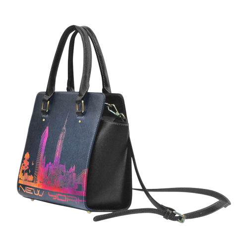 New York City skyline 4 Classic Shoulder Handbag (Model 1653)