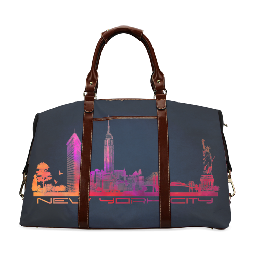 New York City skyline 4 Classic Travel Bag (Model 1643)