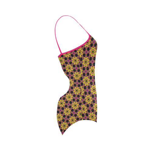 Connected Shapes Strap Swimsuit ( Model S05)
