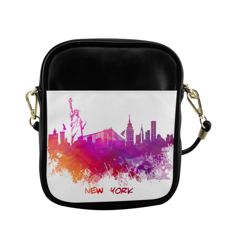 New York City skyline 7 Sling Bag (Model 1627)