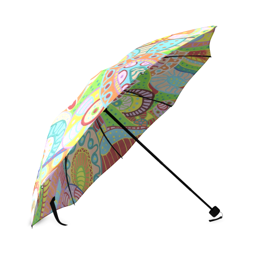 Flower Garden 4 Foldable Umbrella (Model U01)