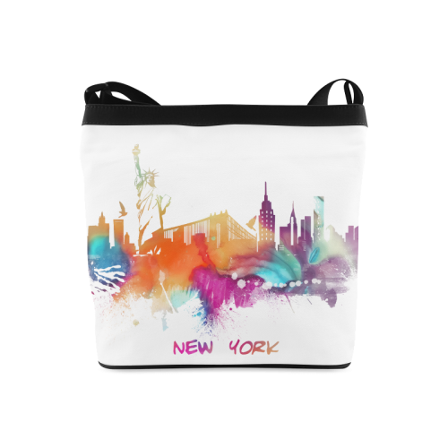 New York City skyline 8 Crossbody Bags (Model 1613)