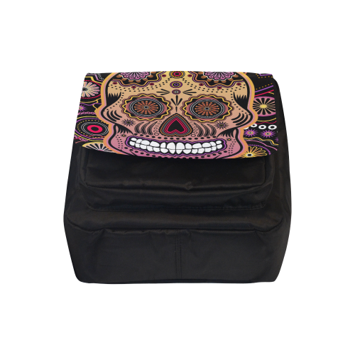 candy sugar skull Crossbody Nylon Bags (Model 1633)