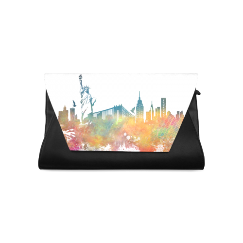 New York City skyline 3 Clutch Bag (Model 1630)