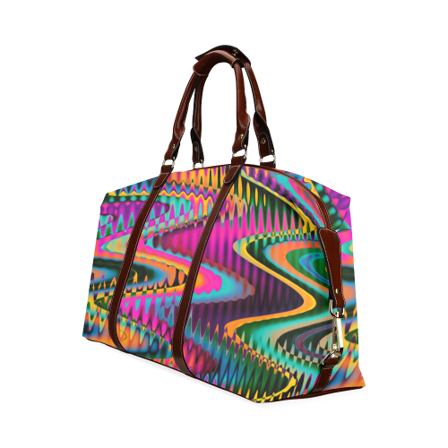 WAVES DISTORTION chevrons multicolored Classic Travel Bag (Model 1643)