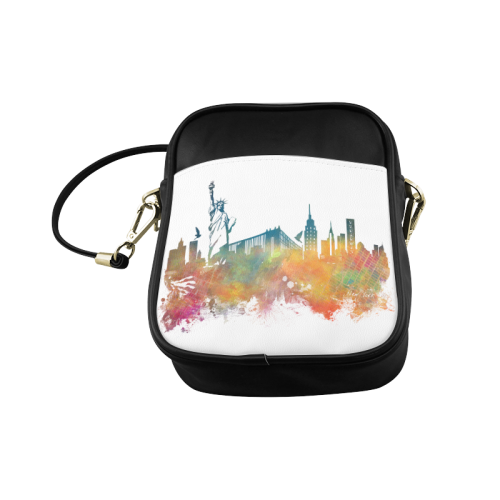 New York City skyline 3 Sling Bag (Model 1627)