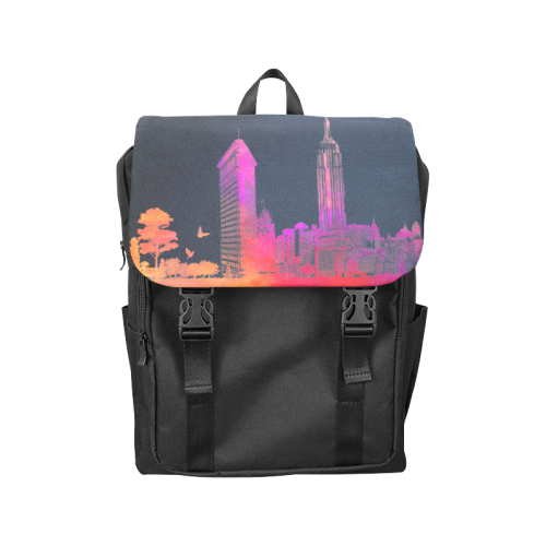 New York City skyline 4 Casual Shoulders Backpack (Model 1623)