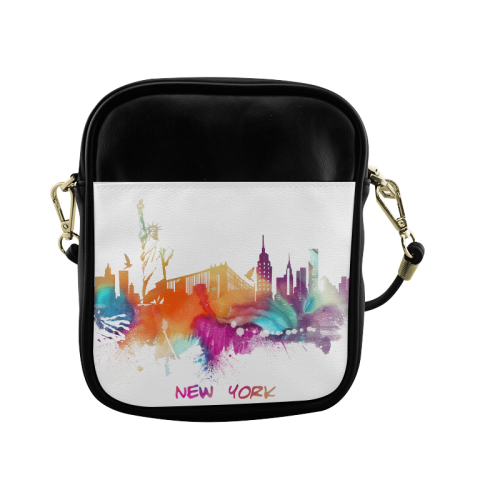 New York City skyline 8 Sling Bag (Model 1627)
