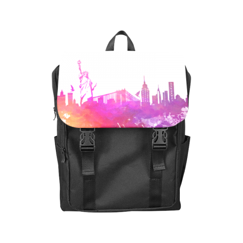 New York City skyline 7 Casual Shoulders Backpack (Model 1623)
