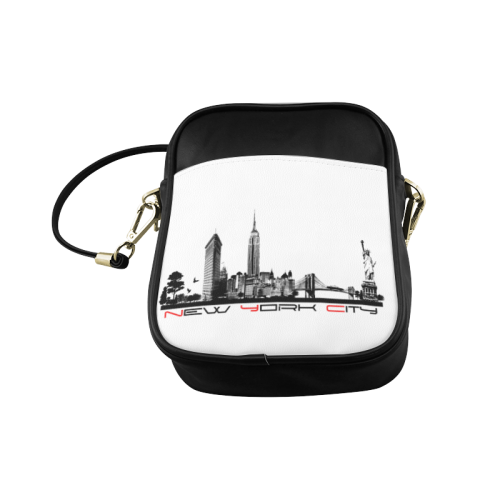 New York City skyline 6 Sling Bag (Model 1627)