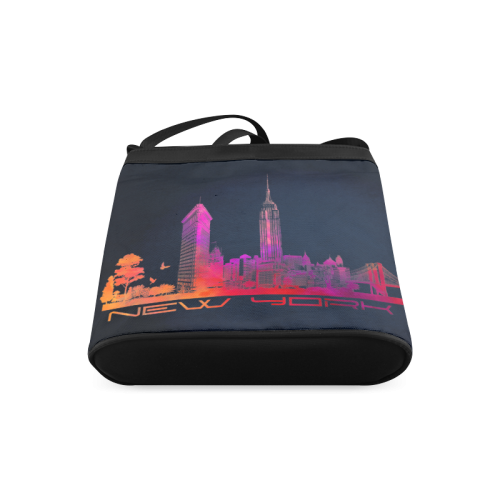 New York City skyline 4 Crossbody Bags (Model 1613)