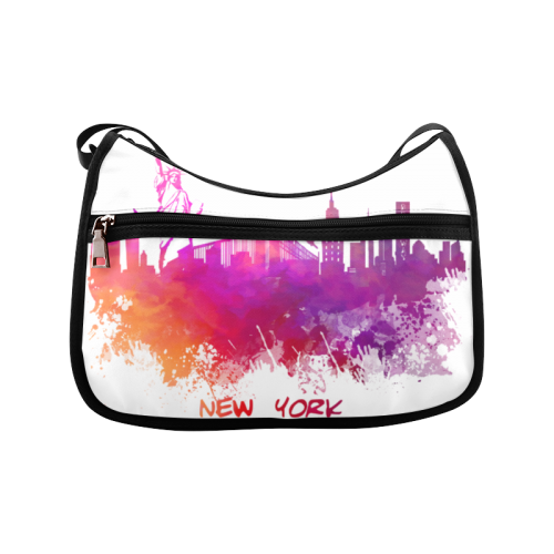 New York City skyline 7 Crossbody Bags (Model 1616)