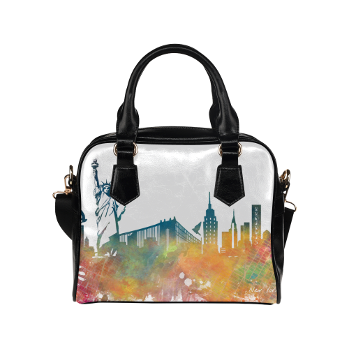 New York City skyline 3 Shoulder Handbag (Model 1634)